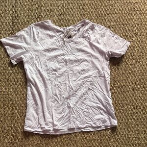 Anthropologie White Short Sleeve Tee